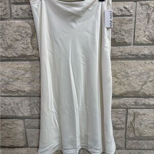 Nine West Women's White A-Line Skirt